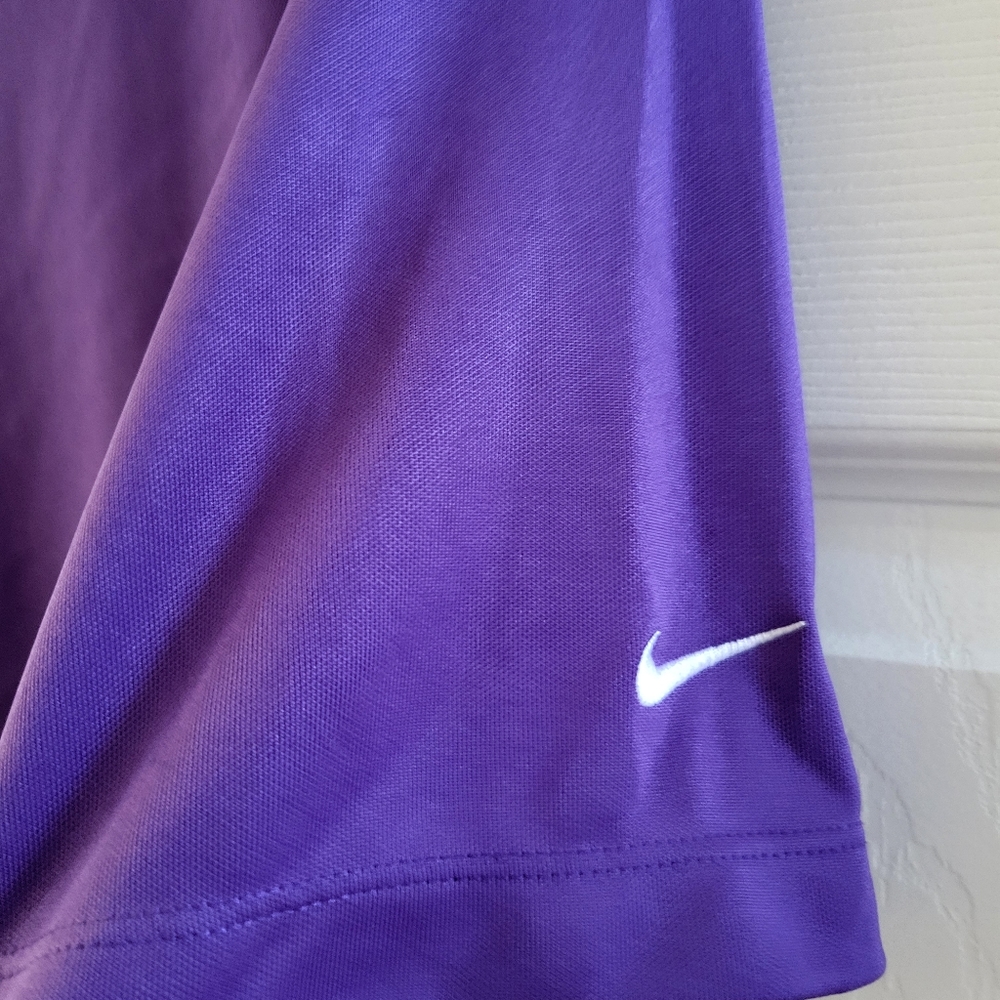 Nike Mens Golf Dri Fit Purple size large - Picture 3 of 6